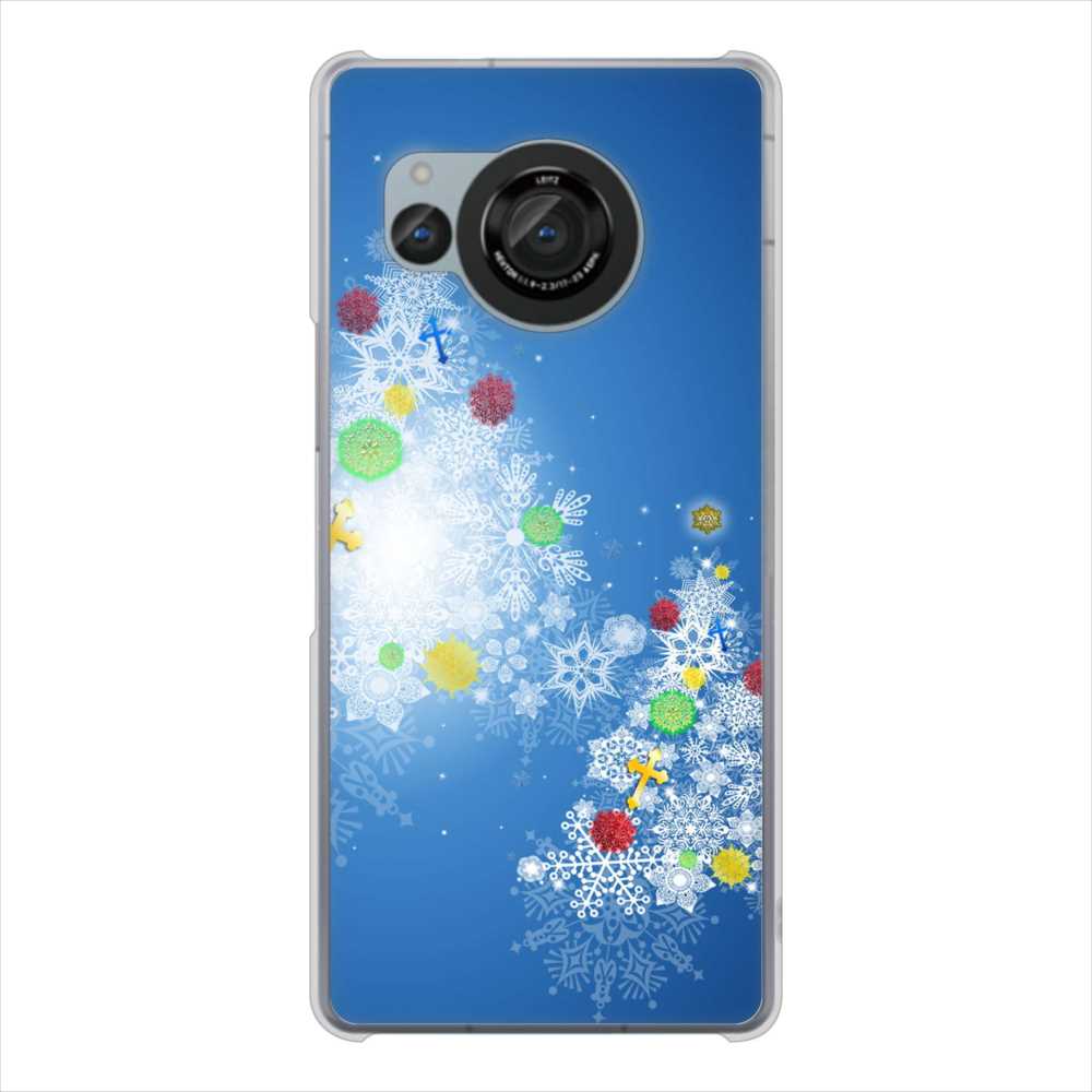 AQUOS R8 SH-52D docomo 高画質仕上げ 背面印刷 ハードケースクリスマス