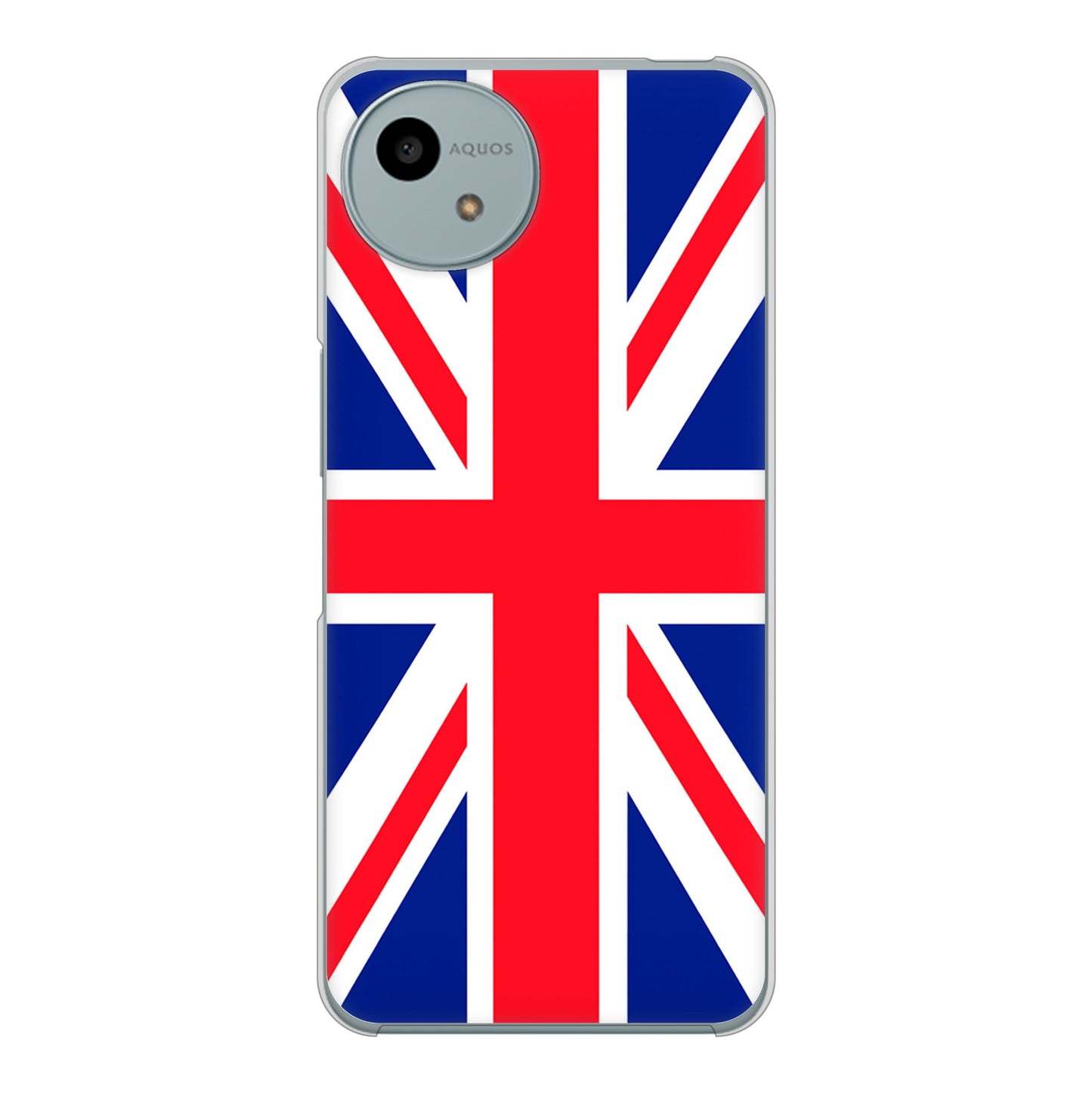 AQUOS wish4 SH-52E docomo 高画質仕上げ 背面印刷 ハードケースユニオンジャック