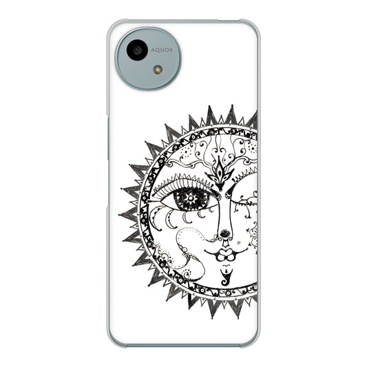 AQUOS wish4 SH-52E docomo 高画質仕上げ 背面印刷 ハードケース 【207 太陽神】