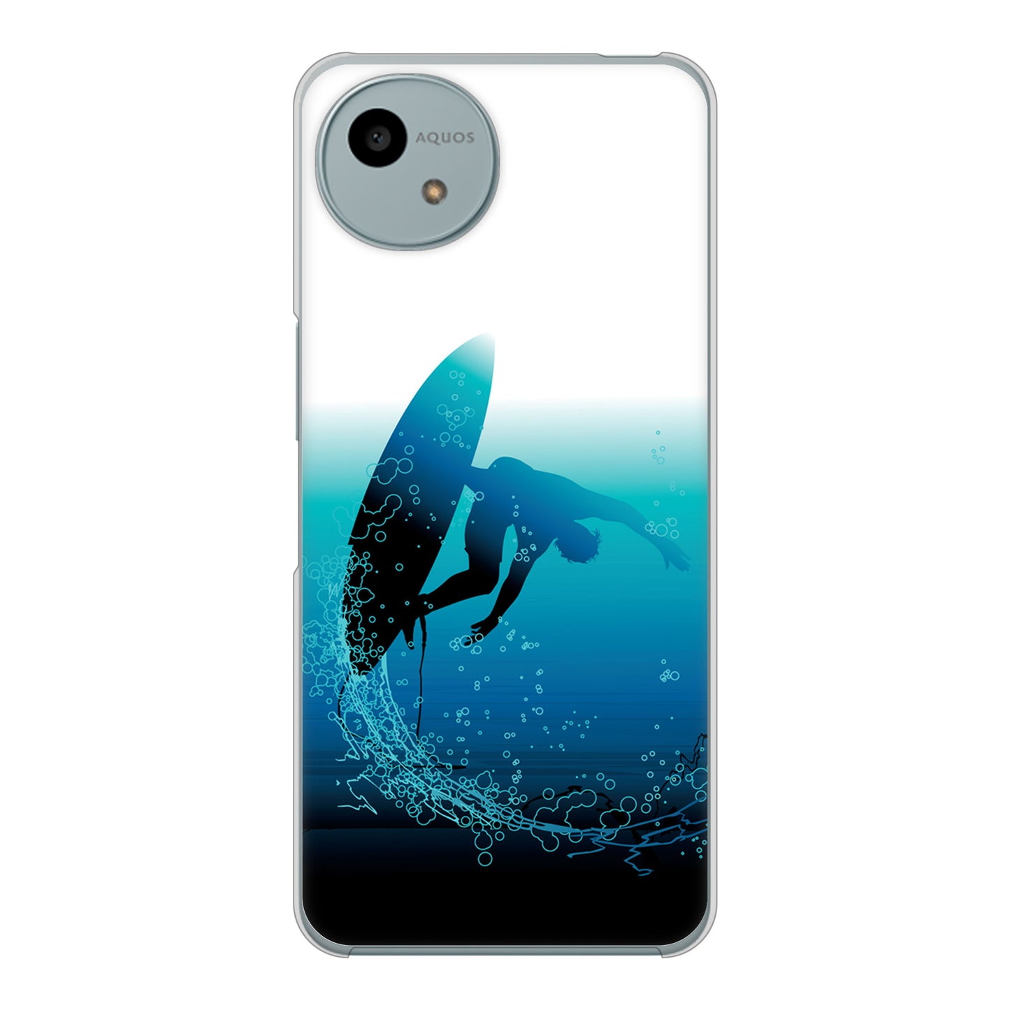 AQUOS wish4 SH-52E docomo 高画質仕上げ 背面印刷 ハードケース 【416 カットバック】