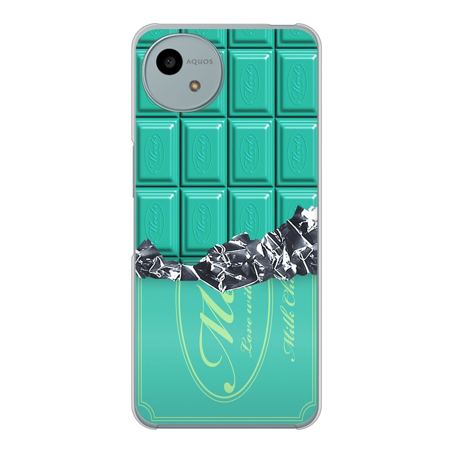 AQUOS wish4 SH-52E docomo 高画質仕上げ 背面印刷 ハードケース板チョコ