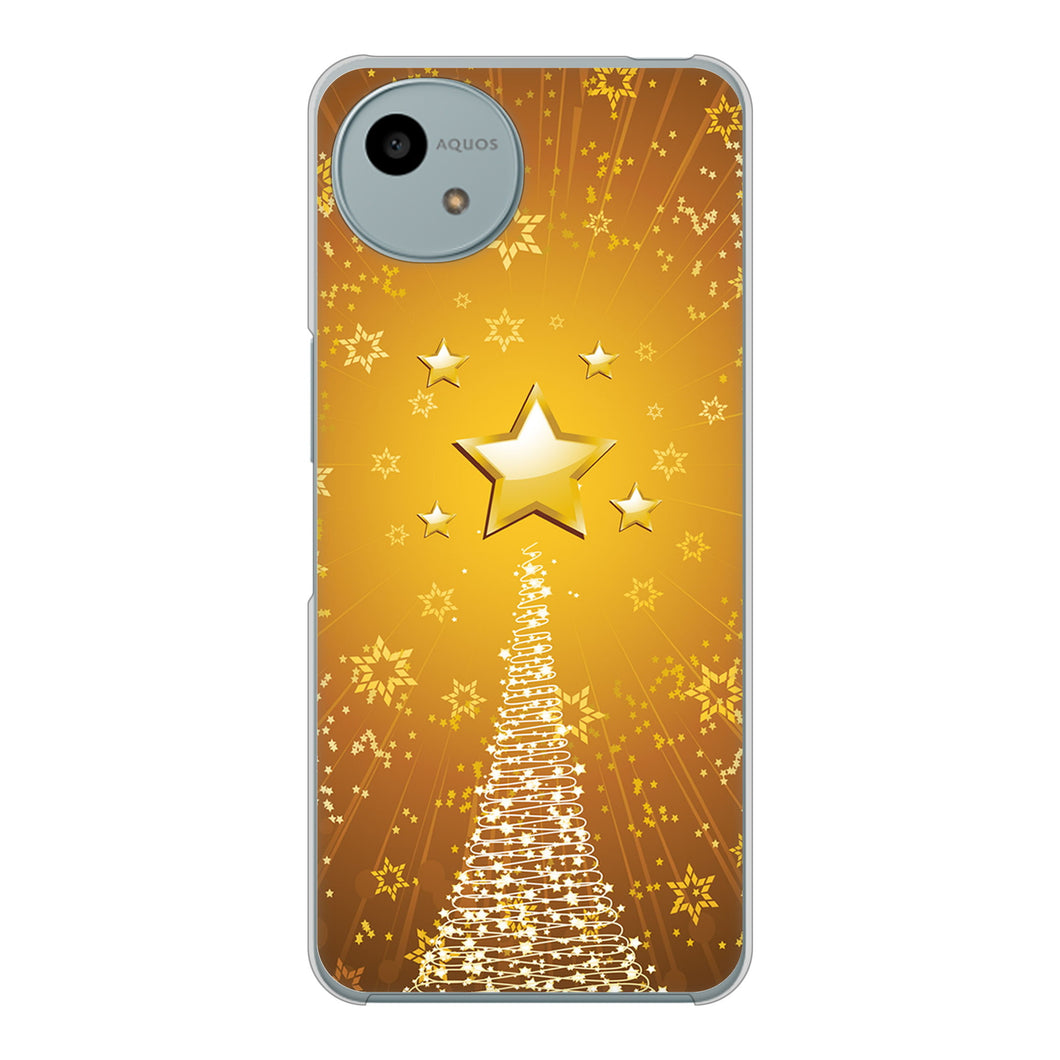 AQUOS wish4 SH-52E docomo 高画質仕上げ 背面印刷 ハードケースクリスマス