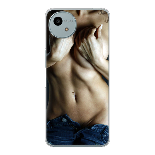 AQUOS wish4 SH-52E docomo 高画質仕上げ 背面印刷 ハードケース 【602 ボディライン】