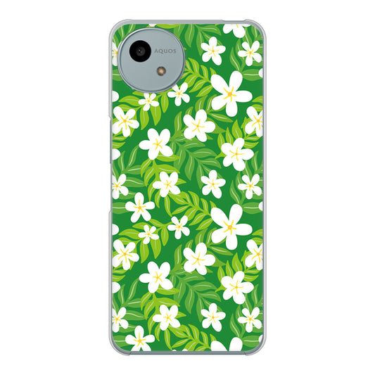 AQUOS wish4 SH-52E docomo 高画質仕上げ 背面印刷 ハードケース 【760 ジャスミンの花畑】
