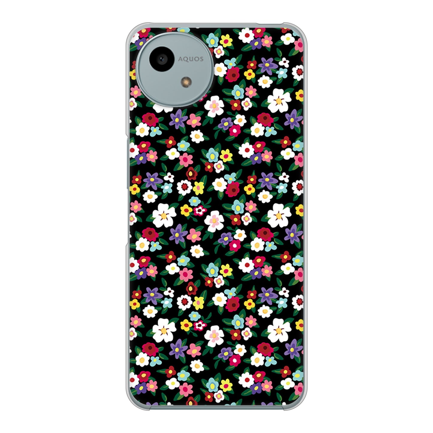 AQUOS wish4 SH-52E docomo 高画質仕上げ 背面印刷 ハードケースリバティプリント