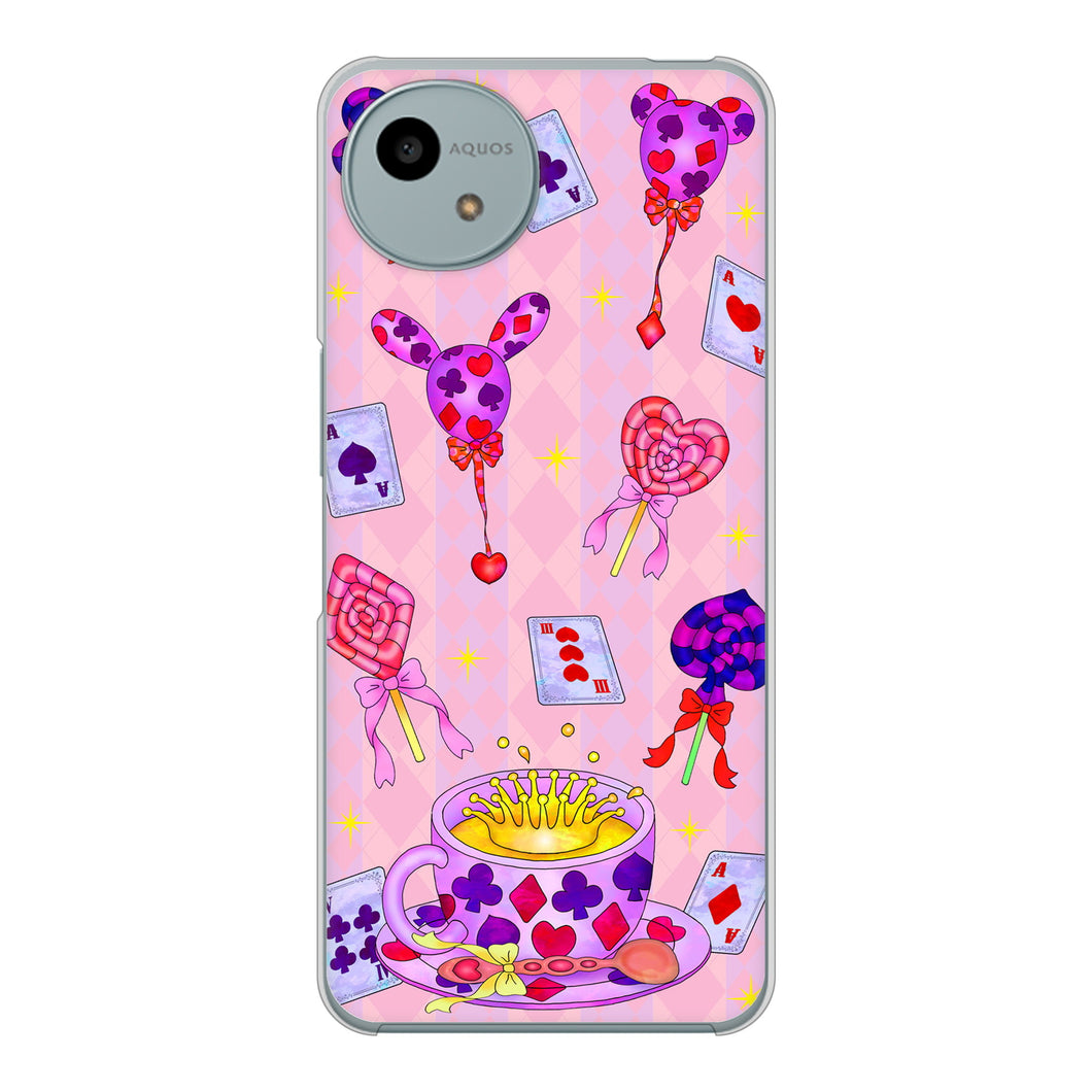 AQUOS wish4 SH-52E docomo 高画質仕上げ 背面印刷 ハードケースむかいあぐる トランプティー
