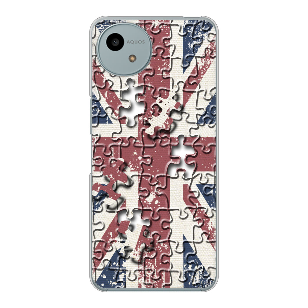 AQUOS wish4 SH-52E docomo 高画質仕上げ 背面印刷 ハードケースユニオンジャック