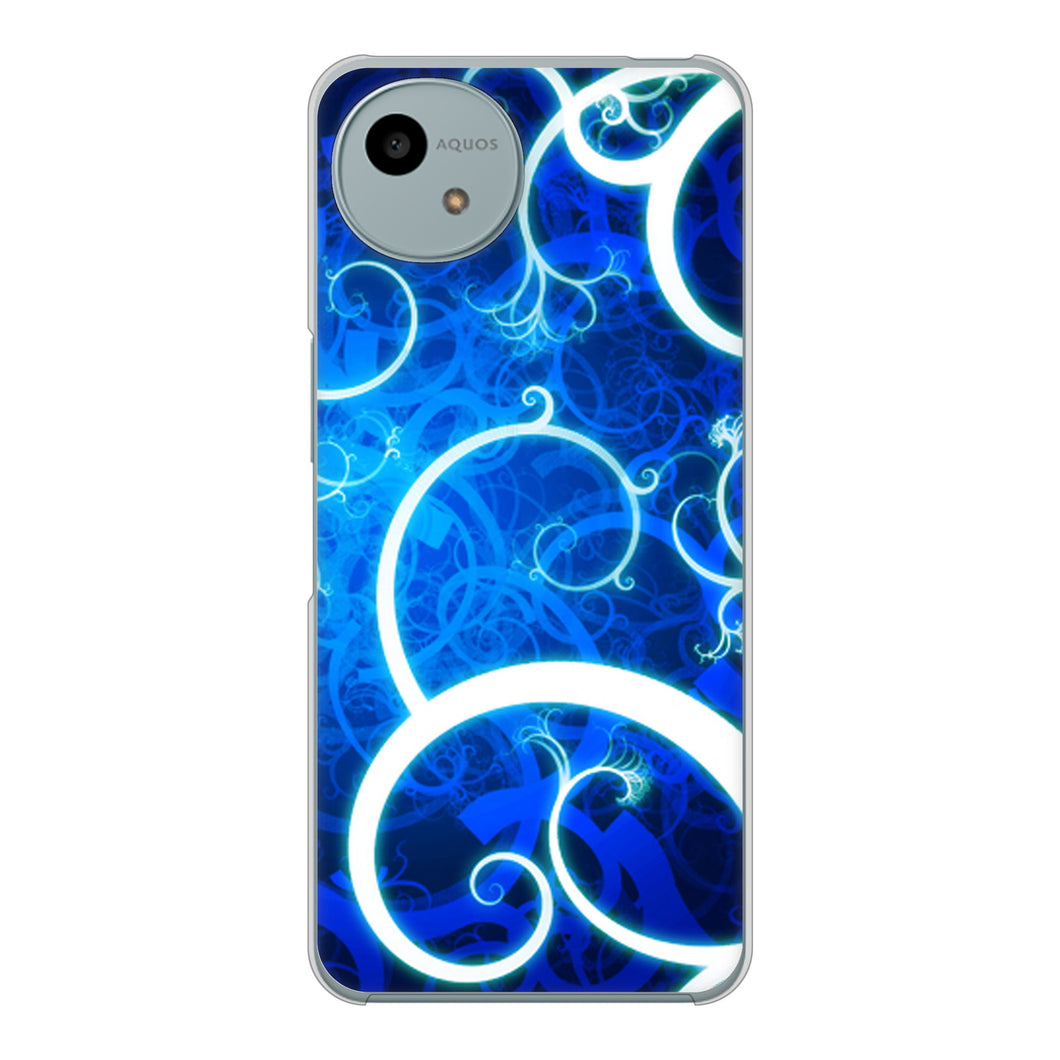 AQUOS wish4 SH-52E docomo 高画質仕上げ 背面印刷 ハードケース 【EK850 神秘の草】