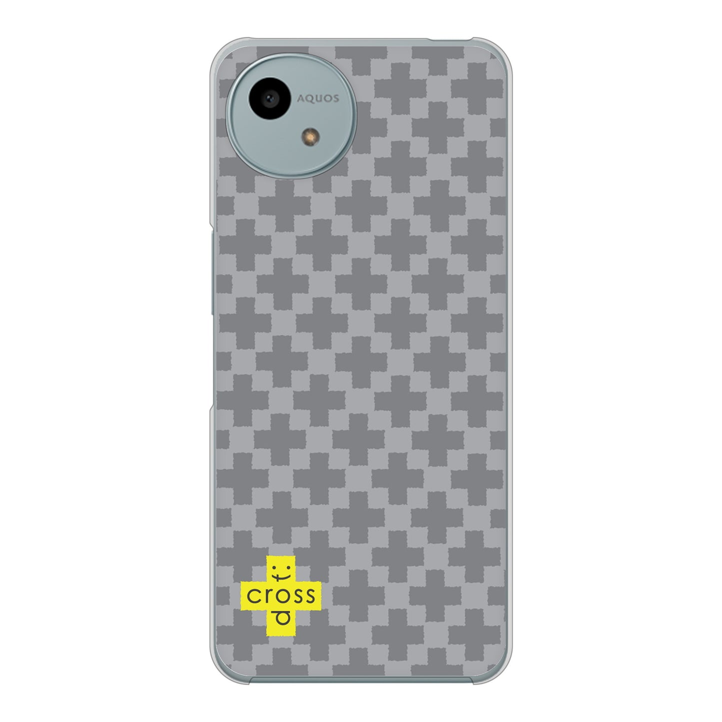 AQUOS wish4 SH-52E docomo 高画質仕上げ 背面印刷 ハードケースクロスドット