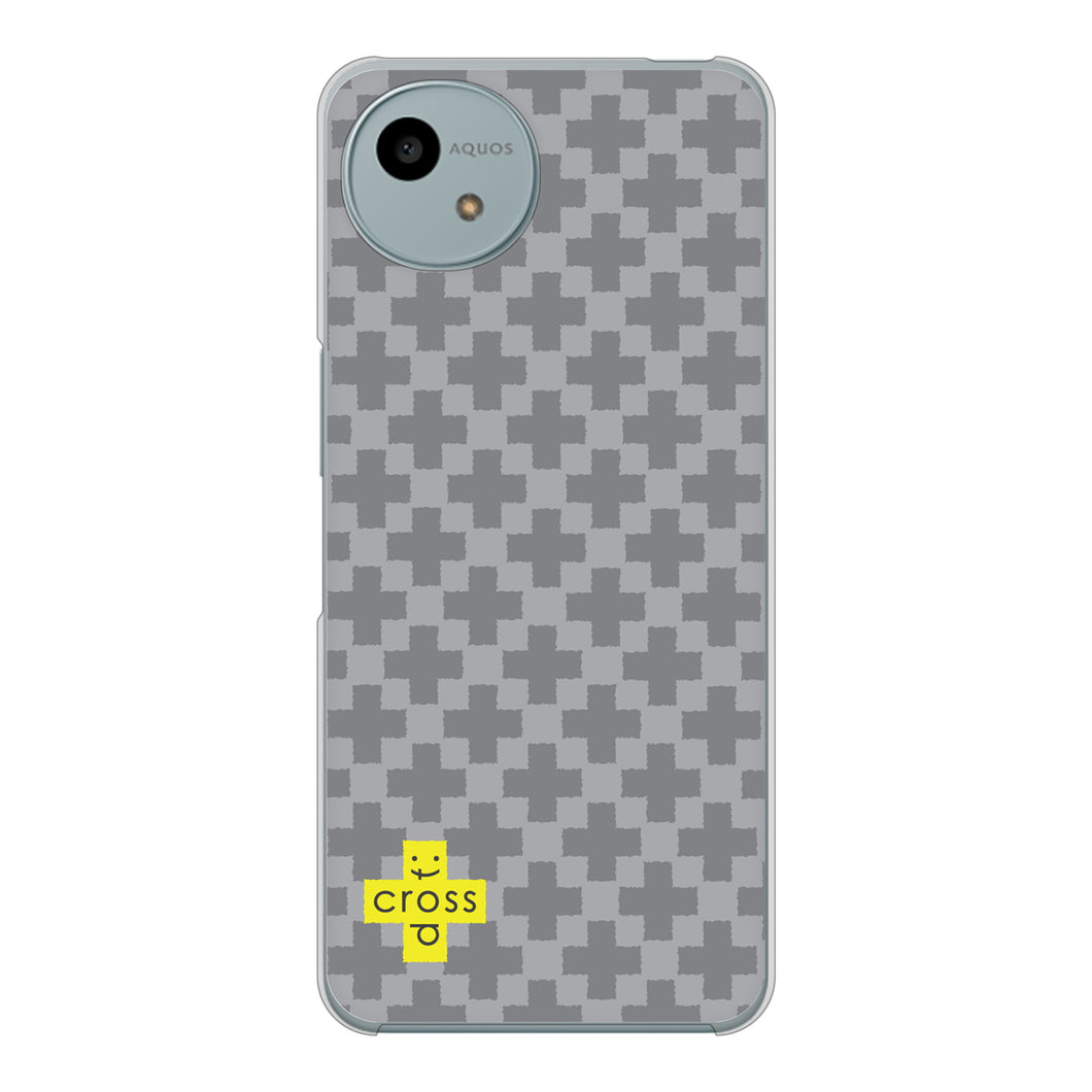 AQUOS wish4 SH-52E docomo 高画質仕上げ 背面印刷 ハードケースクロスドット