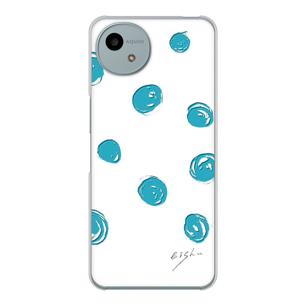 AQUOS wish4 SH-52E docomo 高画質仕上げ 背面印刷 ハードケース大野詠舟 手描きシンプル