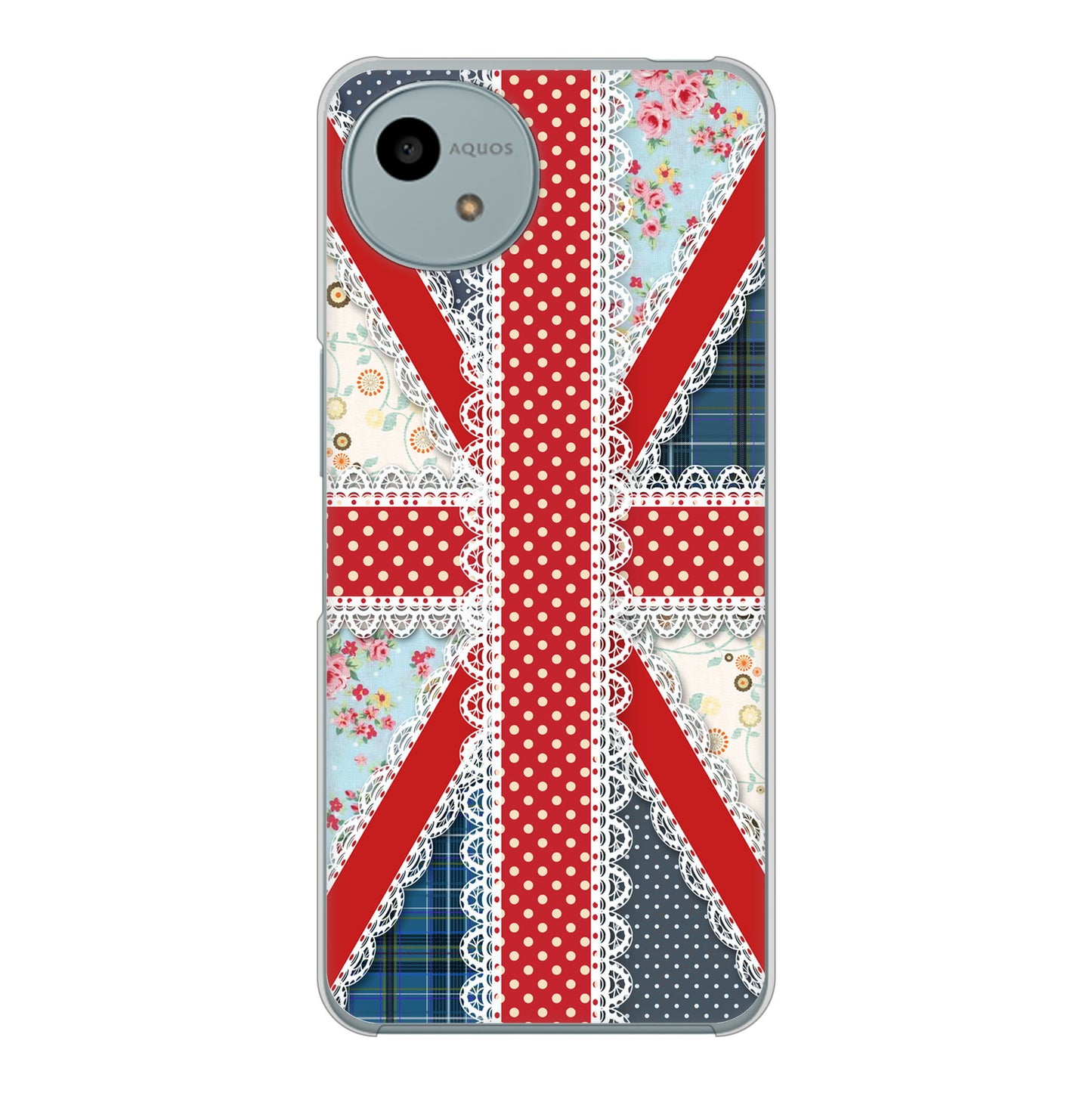 AQUOS wish4 SH-52E docomo 高画質仕上げ 背面印刷 ハードケースユニオンジャック