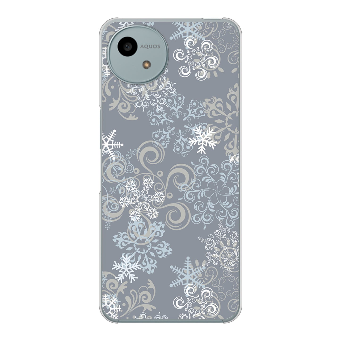 AQUOS wish4 SH-52E docomo 高画質仕上げ 背面印刷 ハードケースクリスマス