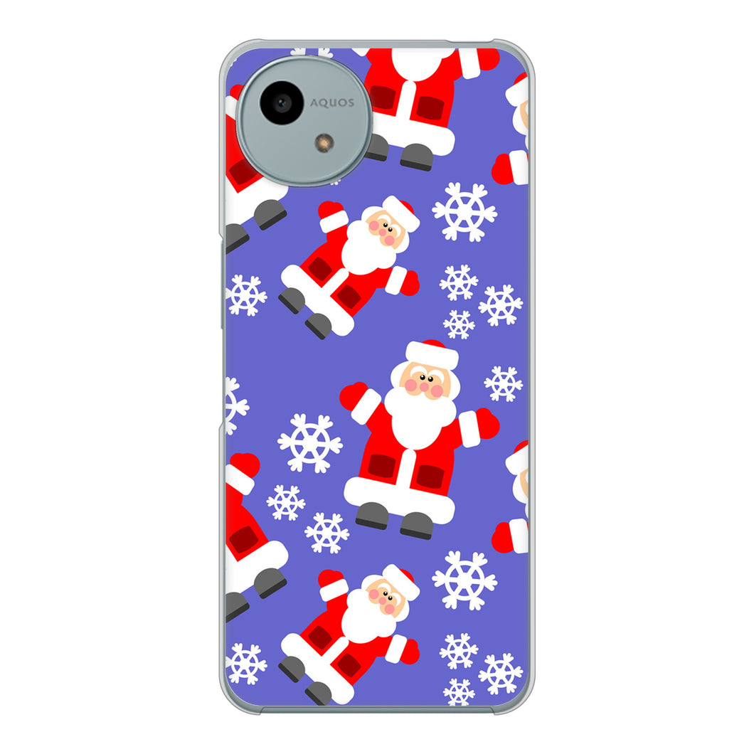 AQUOS wish4 SH-52E docomo 高画質仕上げ 背面印刷 ハードケースクリスマス