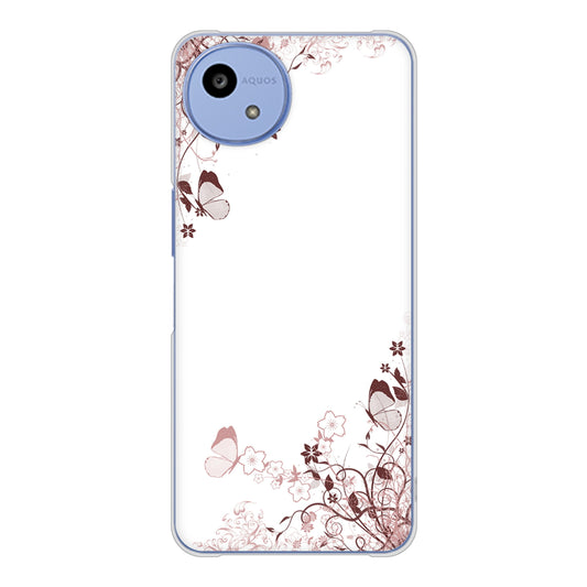 AQUOS wish5 SH-52F docomo 高画質仕上げ 背面印刷 ハードケースバタフライ