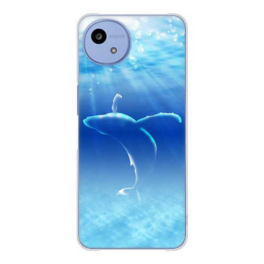 AQUOS wish5 SH-52F docomo 高画質仕上げ 背面印刷 ハードケース海の守り神