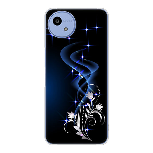 AQUOS wish5 SH-52F docomo 高画質仕上げ 背面印刷 ハードケース 【1278 華より昇る流れ】