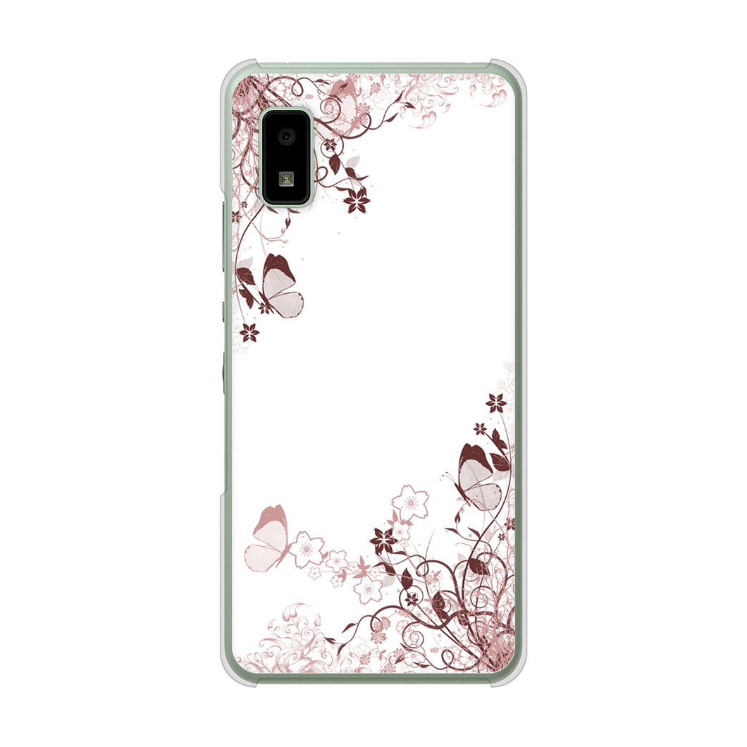 AQUOS wish3 SH-53D docomo 高画質仕上げ 背面印刷 ハードケースバタフライ