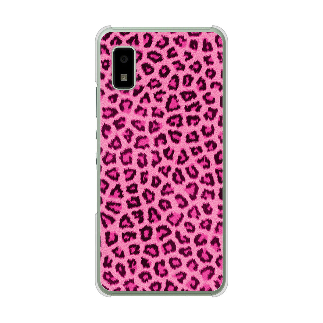AQUOS wish3 SH-53D docomo 高画質仕上げ 背面印刷 ハードケースヒョウ柄ベーシックS