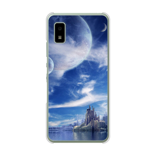 AQUOS wish3 SH-53D docomo 高画質仕上げ 背面印刷 ハードケース 【1270 広がる宇宙】