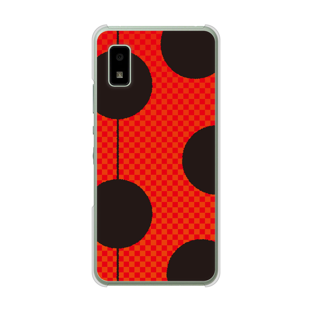 AQUOS wish3 SH-53D docomo 高画質仕上げ 背面印刷 ハードケース 【IB906 てんとうむしのシンプル】