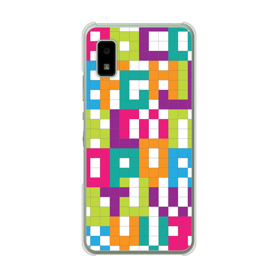 AQUOS wish3 SH-53D docomo 高画質仕上げ 背面印刷 ハードケース 【IB916 ブロックアルファベット】