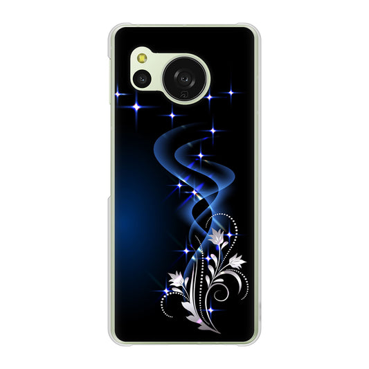 AQUOS sense8 SH-54D docomo 高画質仕上げ 背面印刷 ハードケース 【1278 華より昇る流れ】