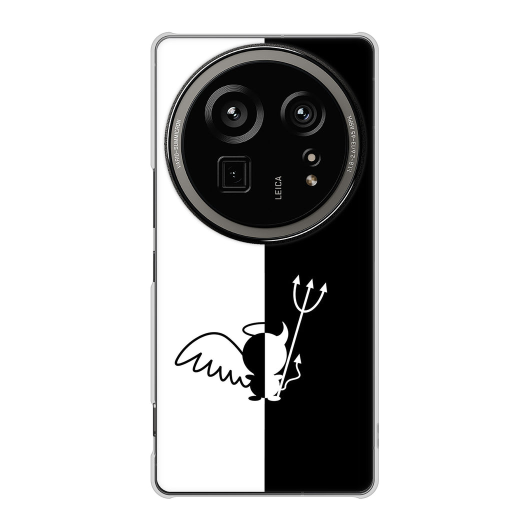 AQUOS R9 pro SH-54E docomo 高画質仕上げ 背面印刷 ハードケース 【027 ハーフデビット】