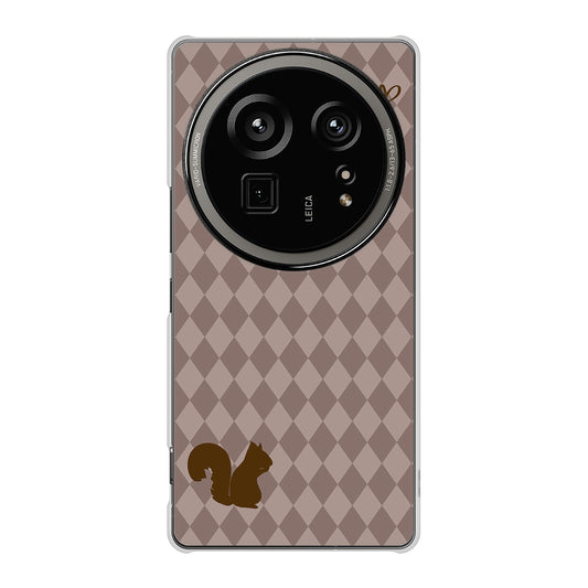 AQUOS R9 pro SH-54E docomo 高画質仕上げ 背面印刷 ハードケース 【515 リス】