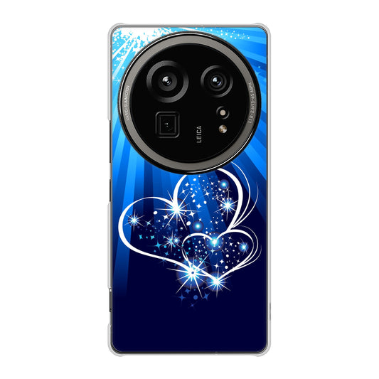 AQUOS R9 pro SH-54E docomo 高画質仕上げ 背面印刷 ハードケースきらめきハート