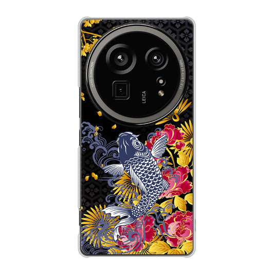 AQUOS R9 pro SH-54E docomo 高画質仕上げ 背面印刷 ハードケース鯉