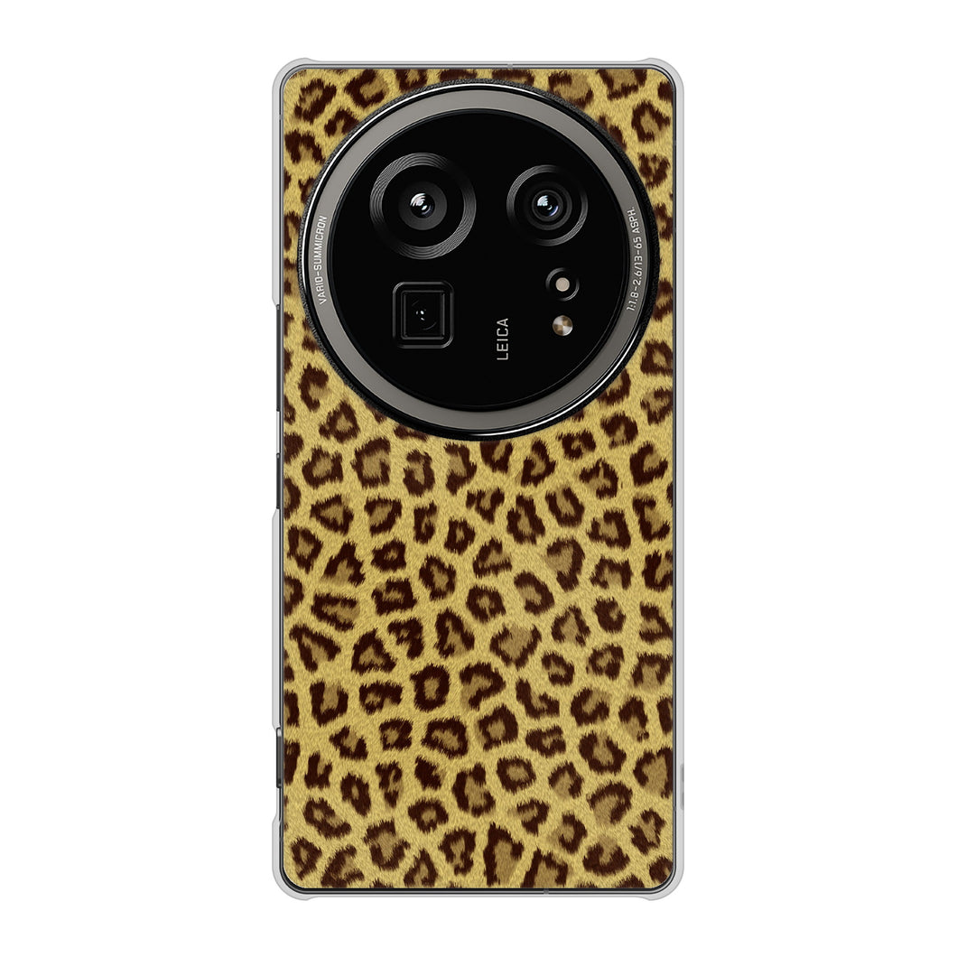 AQUOS R9 pro SH-54E docomo 高画質仕上げ 背面印刷 ハードケースヒョウ柄ベーシックS