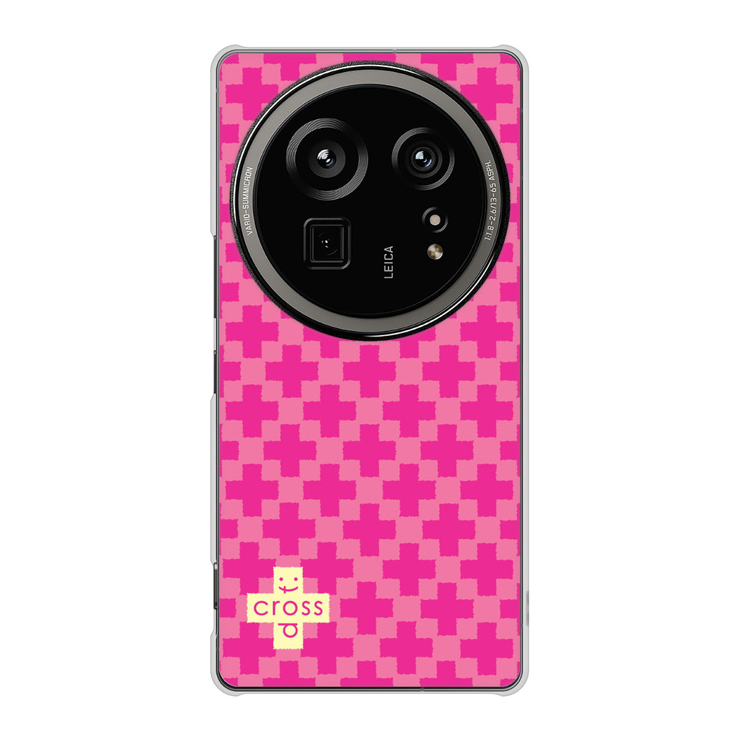 AQUOS R9 pro SH-54E docomo 高画質仕上げ 背面印刷 ハードケースクロスドット