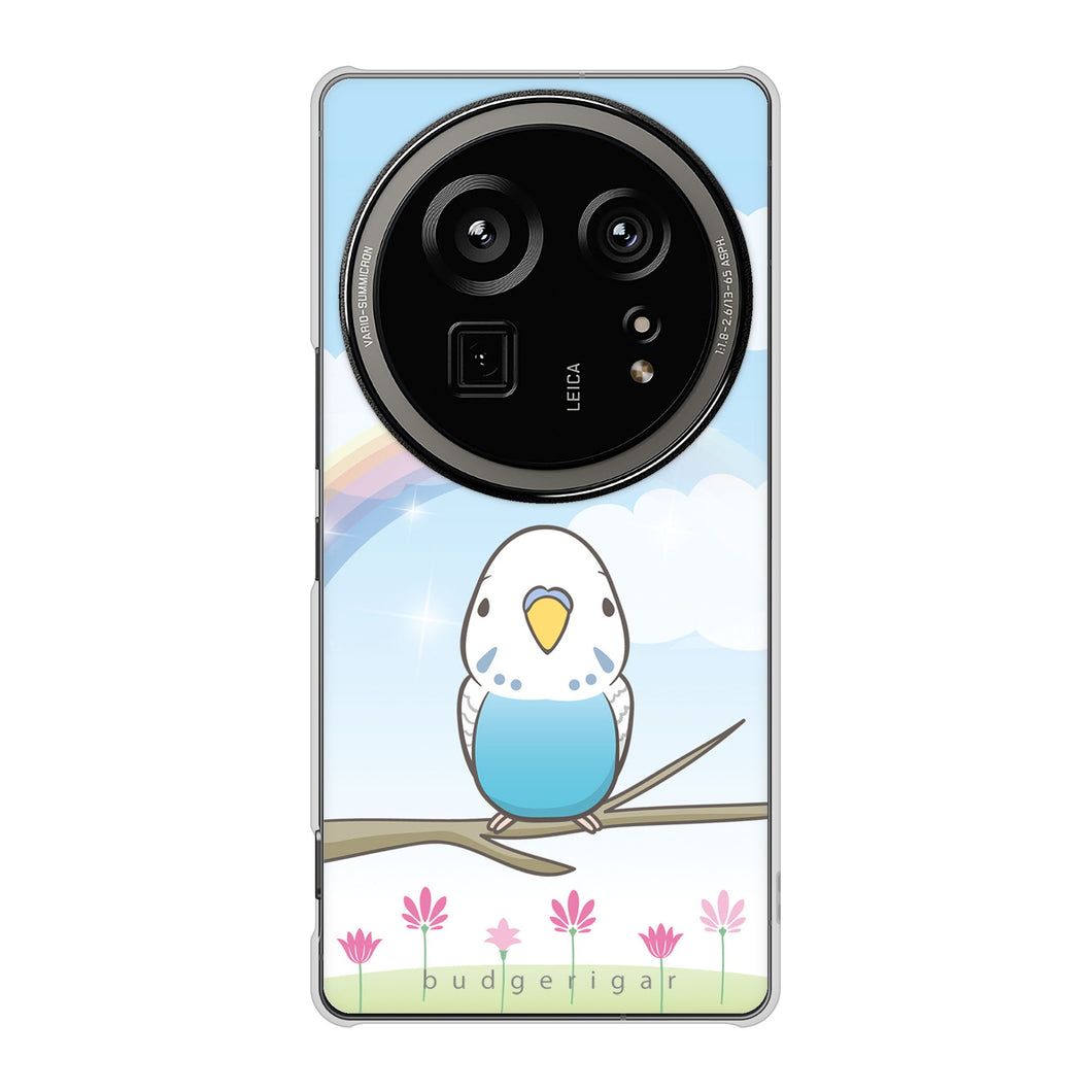 AQUOS R9 pro SH-54E docomo 高画質仕上げ 背面印刷 ハードケースセキセイインコ