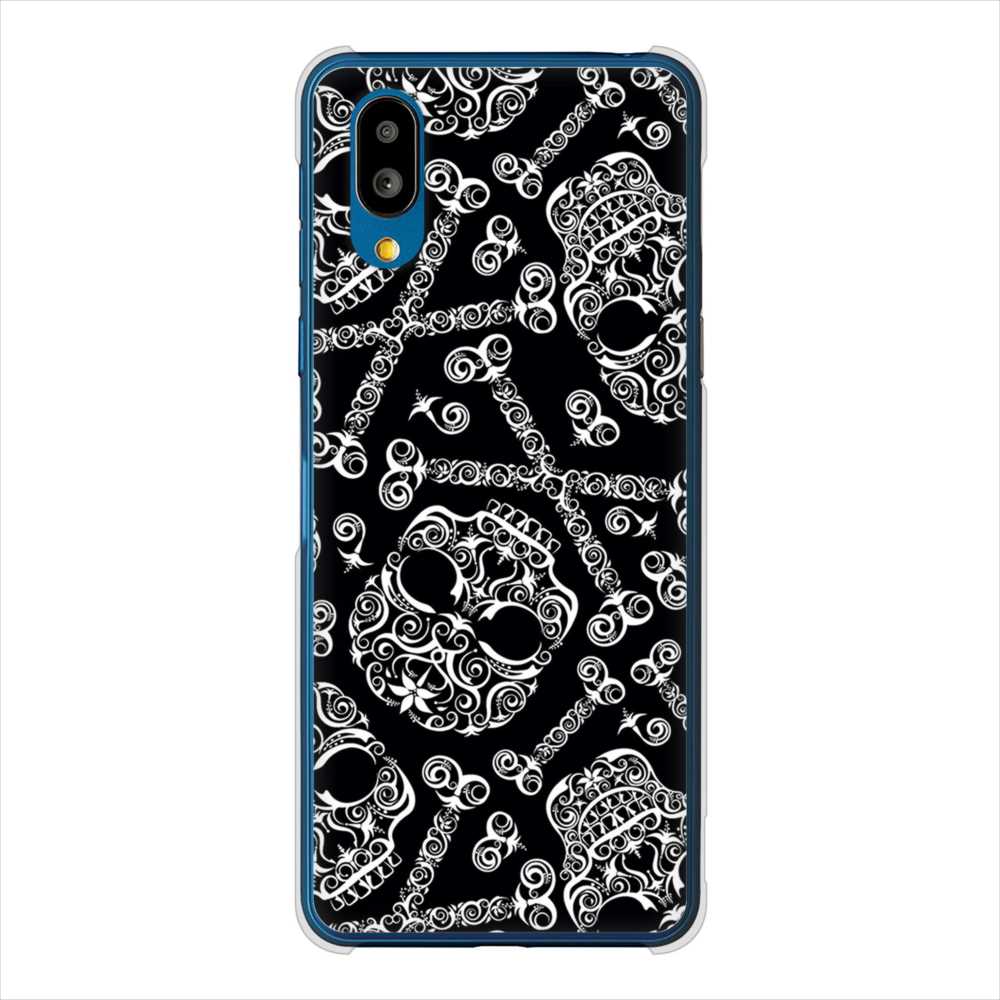 BASIO active SHG09 au 高画質仕上げ 背面印刷 ハードケース 【363 ドクロの刺青】