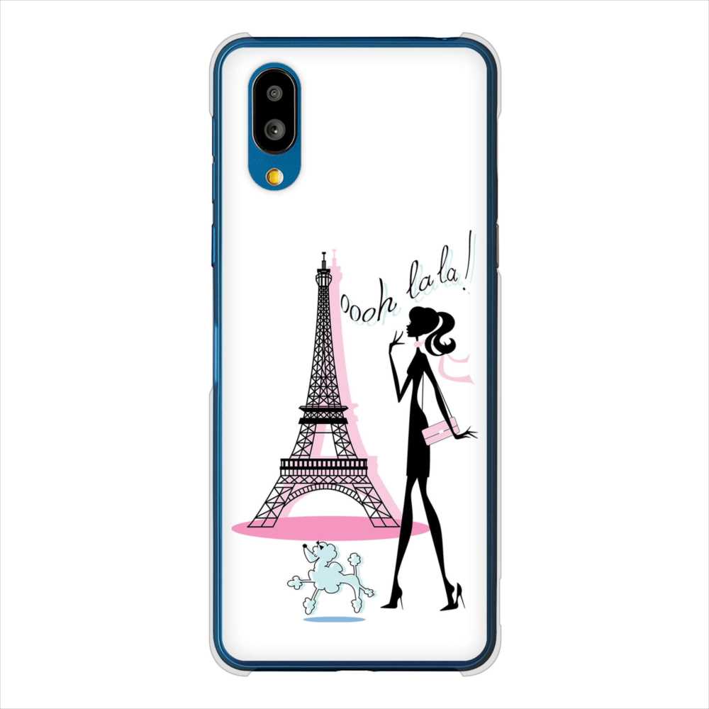 BASIO active SHG09 au 高画質仕上げ 背面印刷 ハードケースLOVE フランス