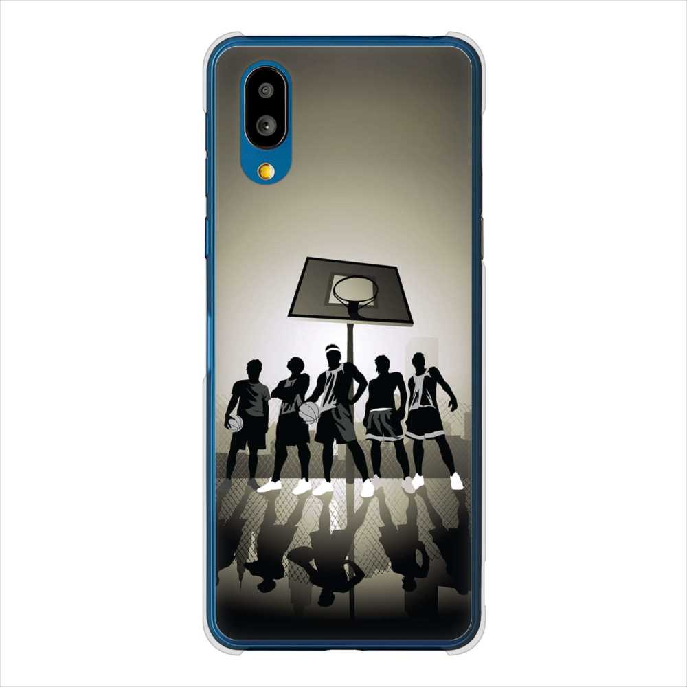 BASIO active SHG09 au 高画質仕上げ 背面印刷 ハードケース 【389 クールバスケ】