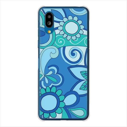 BASIO active SHG09 au 高画質仕上げ 背面印刷 ハードケース 【409 ブルーミックス】