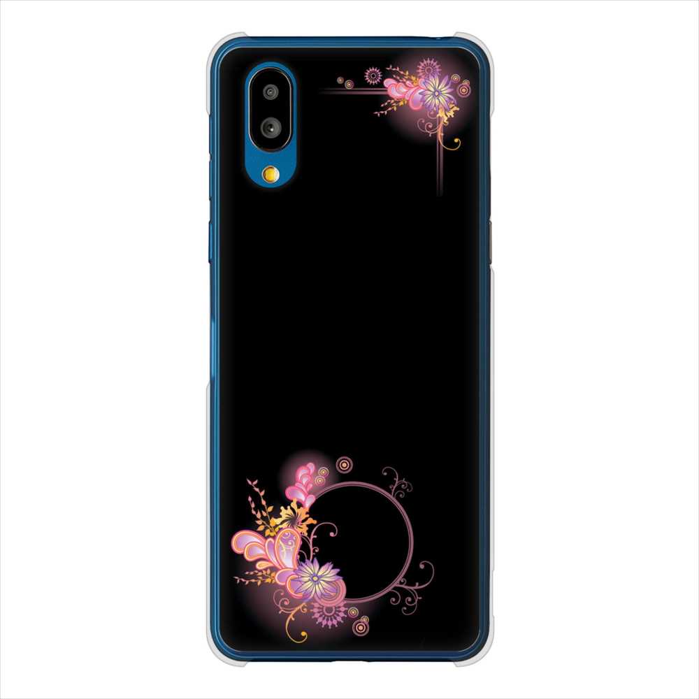 BASIO active SHG09 au 高画質仕上げ 背面印刷 ハードケース 【437 華のフレーム】