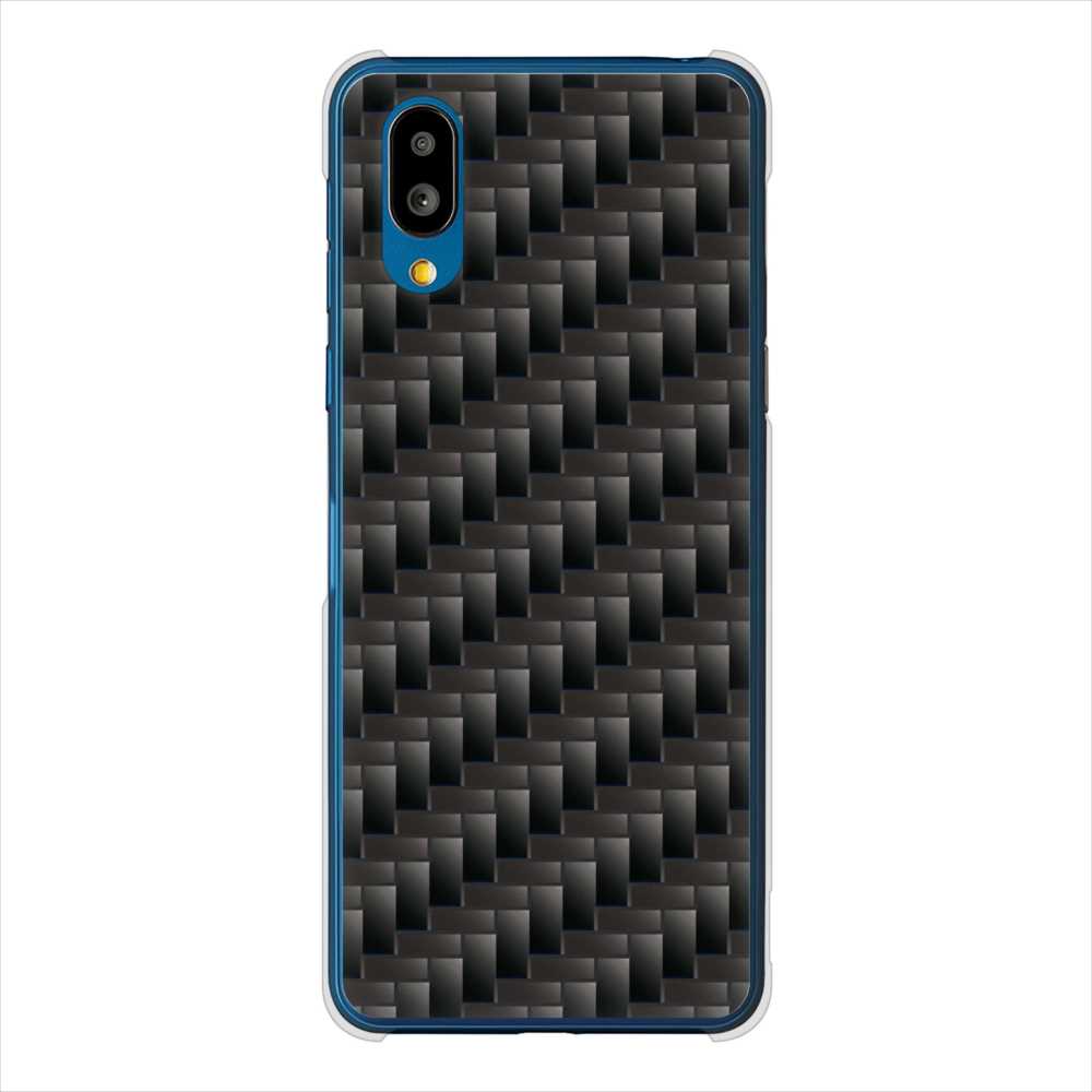 BASIO active SHG09 au 高画質仕上げ 背面印刷 ハードケース 【461 カーボン】