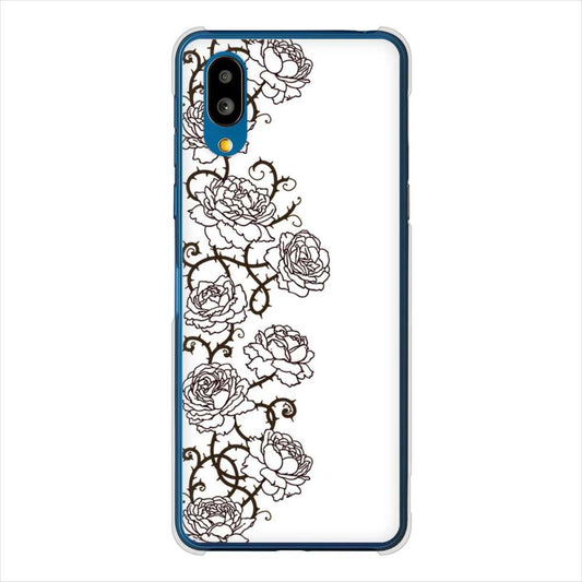 BASIO active SHG09 au 高画質仕上げ 背面印刷 ハードケース 【467 イバラ】