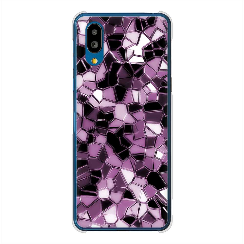 BASIO active SHG09 au 高画質仕上げ 背面印刷 ハードケース 【EK837 テクニカルミラーパープル】