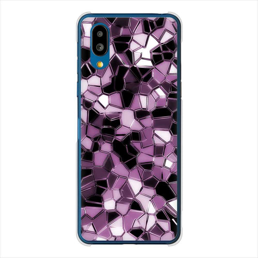 BASIO active SHG09 au 高画質仕上げ 背面印刷 ハードケース 【EK837 テクニカルミラーパープル】