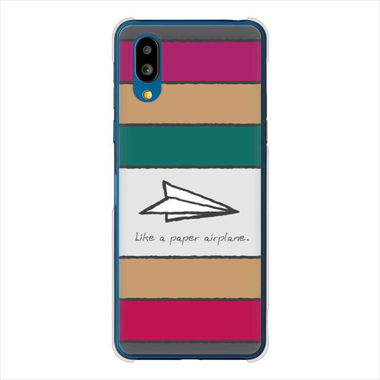 BASIO active SHG09 au 高画質仕上げ 背面印刷 ハードケース 【IA809 かみひこうき】