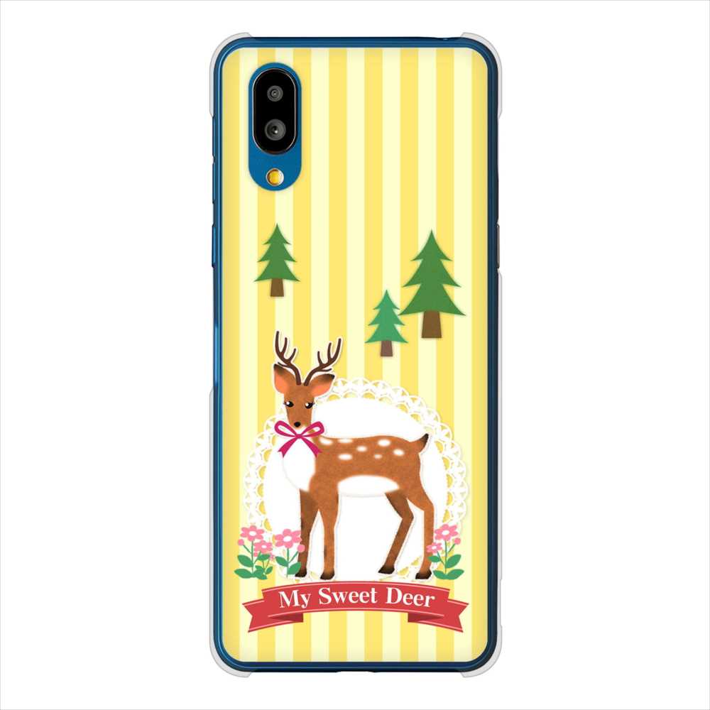 BASIO active SHG09 au 高画質仕上げ 背面印刷 ハードケース 【SC826 森の鹿】