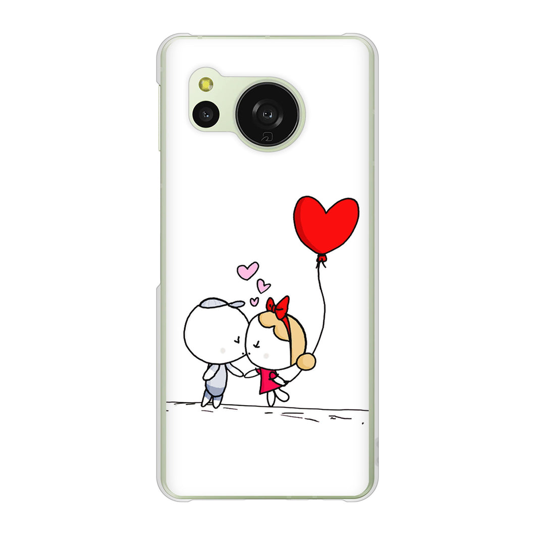 AQUOS sense8 SHG11 au 高画質仕上げ 背面印刷 ハードケースカップル