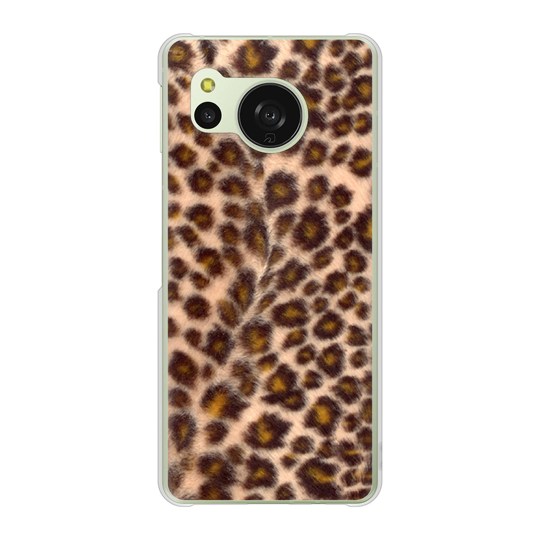 AQUOS sense8 SHG11 au 高画質仕上げ 背面印刷 ハードケースアニマル柄