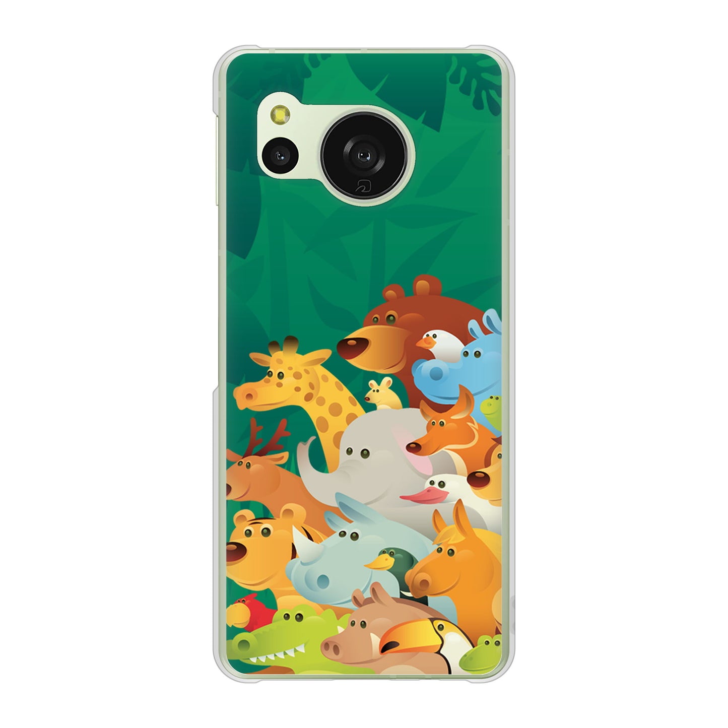 AQUOS sense8 SHG11 au 高画質仕上げ 背面印刷 ハードケース 【370 全員集合】