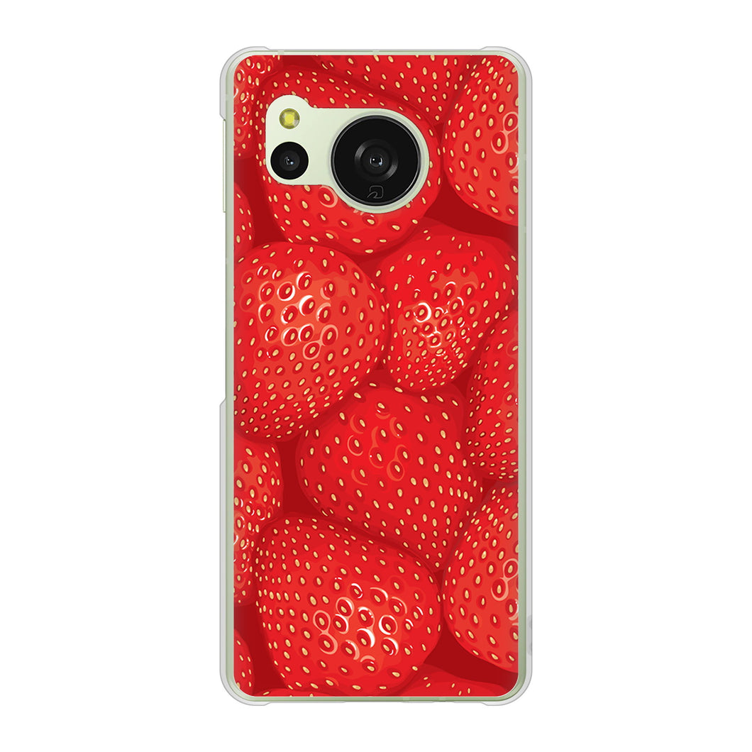 AQUOS sense8 SHG11 au 高画質仕上げ 背面印刷 ハードケーススイーツ