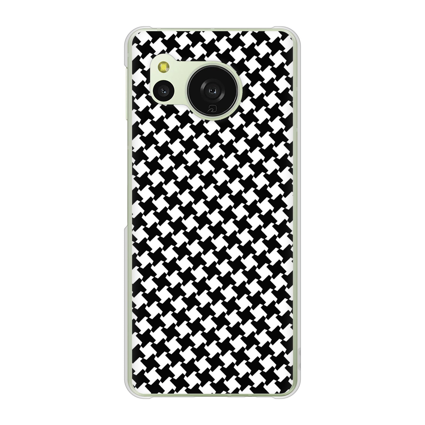 AQUOS sense8 SHG11 au 高画質仕上げ 背面印刷 ハードケース 【514 和柄&筆文字 風車】